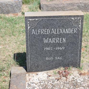 WARREN Alfred Alexander 1907-1969