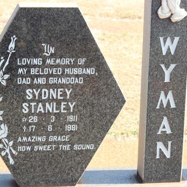 WYMAN Sydney Stanley 1911-1981 &amp; Judith 1915-2000
