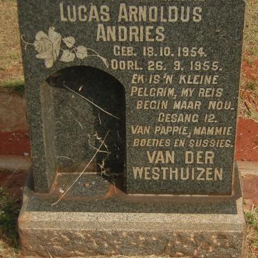 WESTHUIZEN Lucas Arnoldus Andries, van der 1954-1955