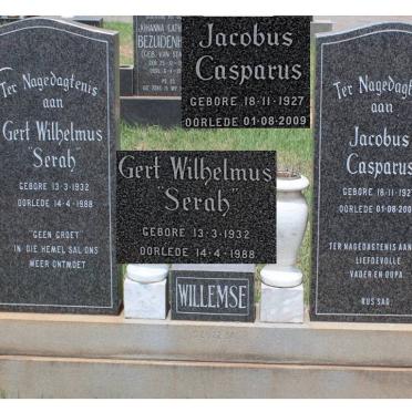 WILLEMSE Jacobus Casparus 1927-2009 :: WILLEMSE Gert Wilhelmus 1932-1988
