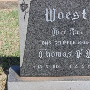 WOEST Thomas F.H. 1918-1970