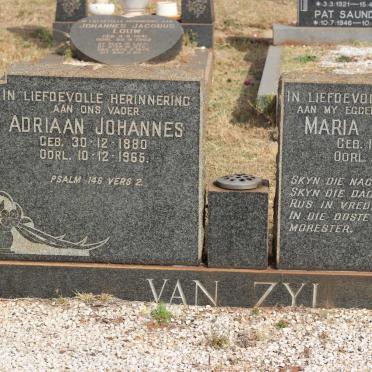 ZYL Adriaan Johannes, van 1880-1965 &amp; Maria Magdalena 1887-1964