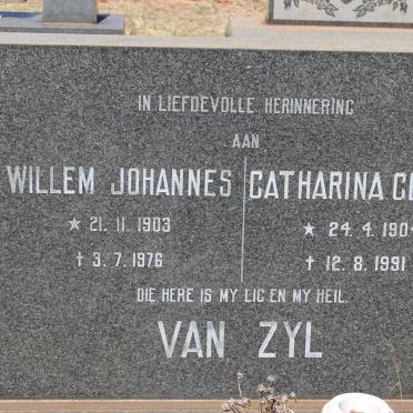 ZYL Willem Johannes, van 1903-1976 &amp; Catharina Gesina E. 1904-1991