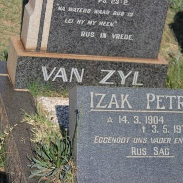 ZYL Izak Petrus, van 1904-1973 &amp; Susanna Elizabeth Johanna 1907-1961