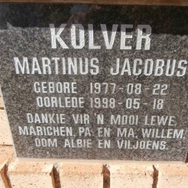 KOLVER Martinus Jacobus 1977-1998