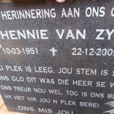 ZYL Hennie, van 1951-2009