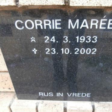 MAREE Corrie 1922-2002