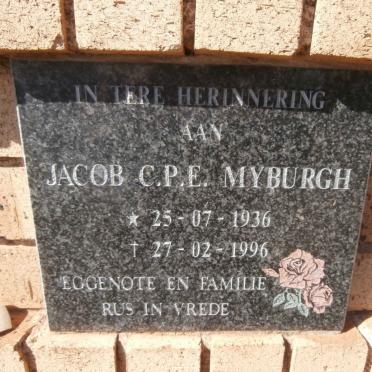 MYBURGH Jacob C.P.E. 1936-1996