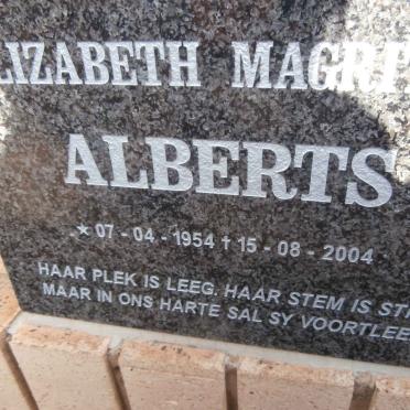 ALBERTS Elizabeth Magritha 1954-2004