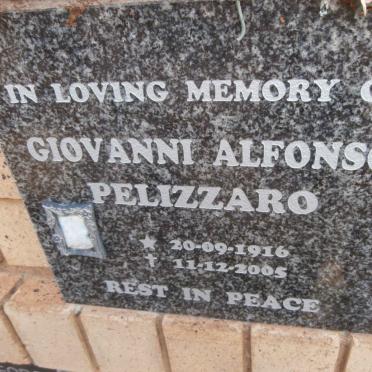 PELIZZARO Giovanni Alfonso 1916-2005