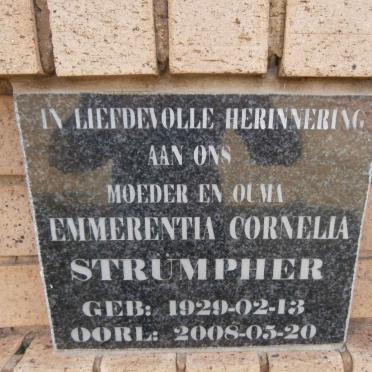 STRUMPHER Emmerentia Cornelia 1929-2008