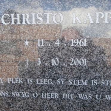 KAPP Christo 1961-2001