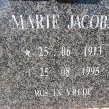 JACOBS Marie 1913-1995