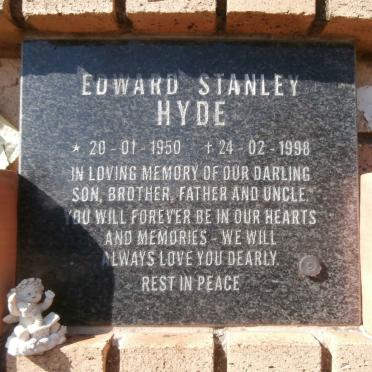 HYDE Edward Stanley 1950-1998