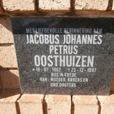 OOSTHUIZEN Jacobus Johannes Petrus 1962-1997