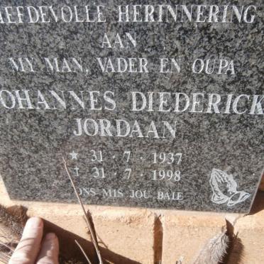 JORDAAN Johannes Diederick 1937-1998