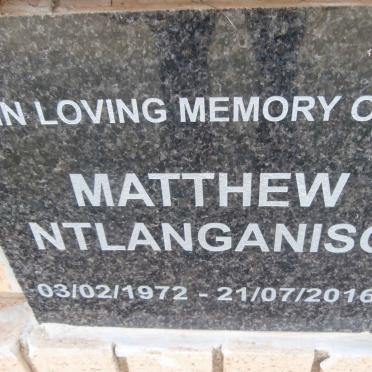 NTLANGANISO Matthew 1972-2016