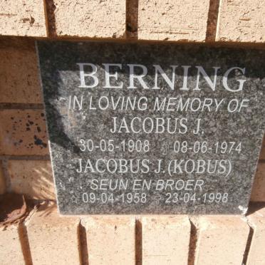 BERNING Jacobus J. 1908-1974 :: BERNING Jacobus J. 1958-1998