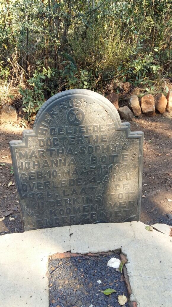 BOTES Martha Sophya Johanna 1924-1926