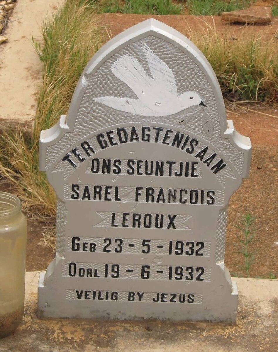 ROUX Sarel Francois, Le 1932-1932