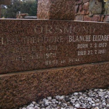 ORSMOND Leo Theodore 1901-1969 &amp; Blanche Elizabeth 1907-1981