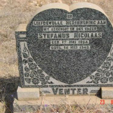 VENTER Stefanus Nicolaas 1894-1943