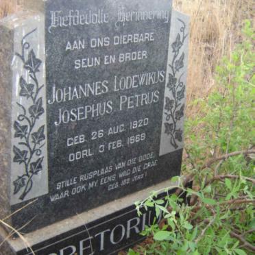 PRETORIUS Johannes Lodewikus Josephus Petrus 1920-1968
