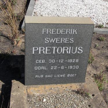 PRETORIUS Frederik Sweres 1928-1930