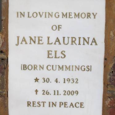 ELS Jane Laurina nee CUMMINGS 1932-2009