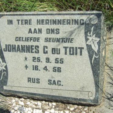 TOIT Johannes G., du 1955-1956