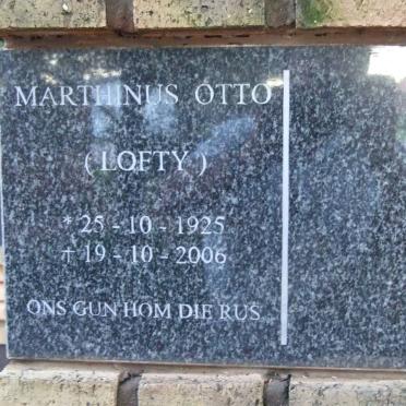 OTTO Marthinus 1925-2006