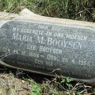 BOOYSEN Maria M. nee BOOYSEN 1886-1955