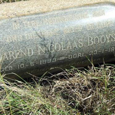 BOOYSEN Barend Nicolaas 1883-1965