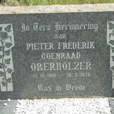 OBERHOLZER Pieter Frederik Coenraad 1906-1973