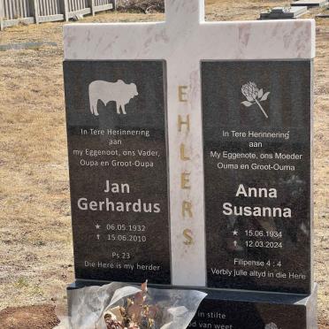 EHLERS Jan Gerhardus 1932-2010 & Anna Susanna 1934-2024 _2
