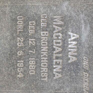 FOURIE Petrus Stephanus 1879-1937 &amp; Anna Magdalena BRONKHORST 1890-1954