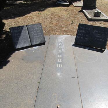 ROSSOUW Cornelis Petrus 1888-1978 &amp; Susanna Margaretha 1911-1987