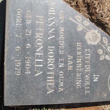 VISAGIE Johanna Dorothea Petronella 1904-1979