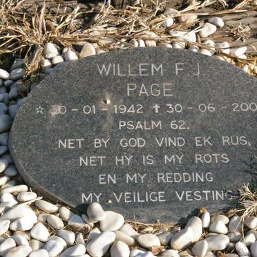 PAGE Willem F.J. 1942-2003