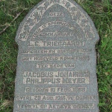 MEYER Jacobus Johannes Philippus 1865-1916