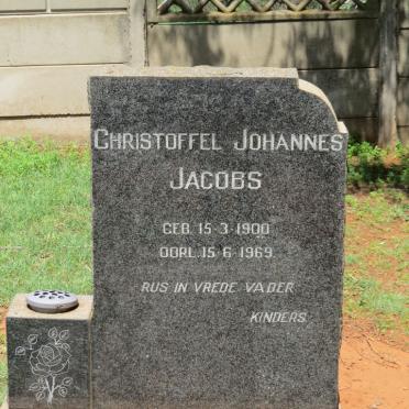 JACOBS Christoffel Johannes 1900-1969