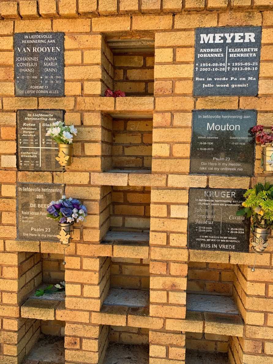 3. NG Gemeente Nigel-Suid Gedenkmuur
