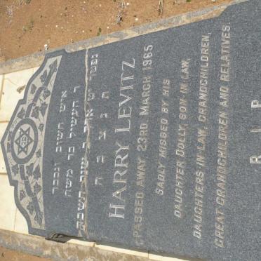 LEVITZ Harry -1965