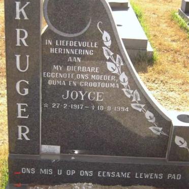 KRUGER Joyce 1917-1994