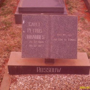 ROSSOUW Carl Petrus Johannes 1909-1977