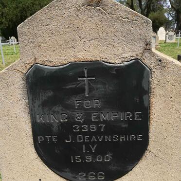 DEAVNSHIRE J. -1900