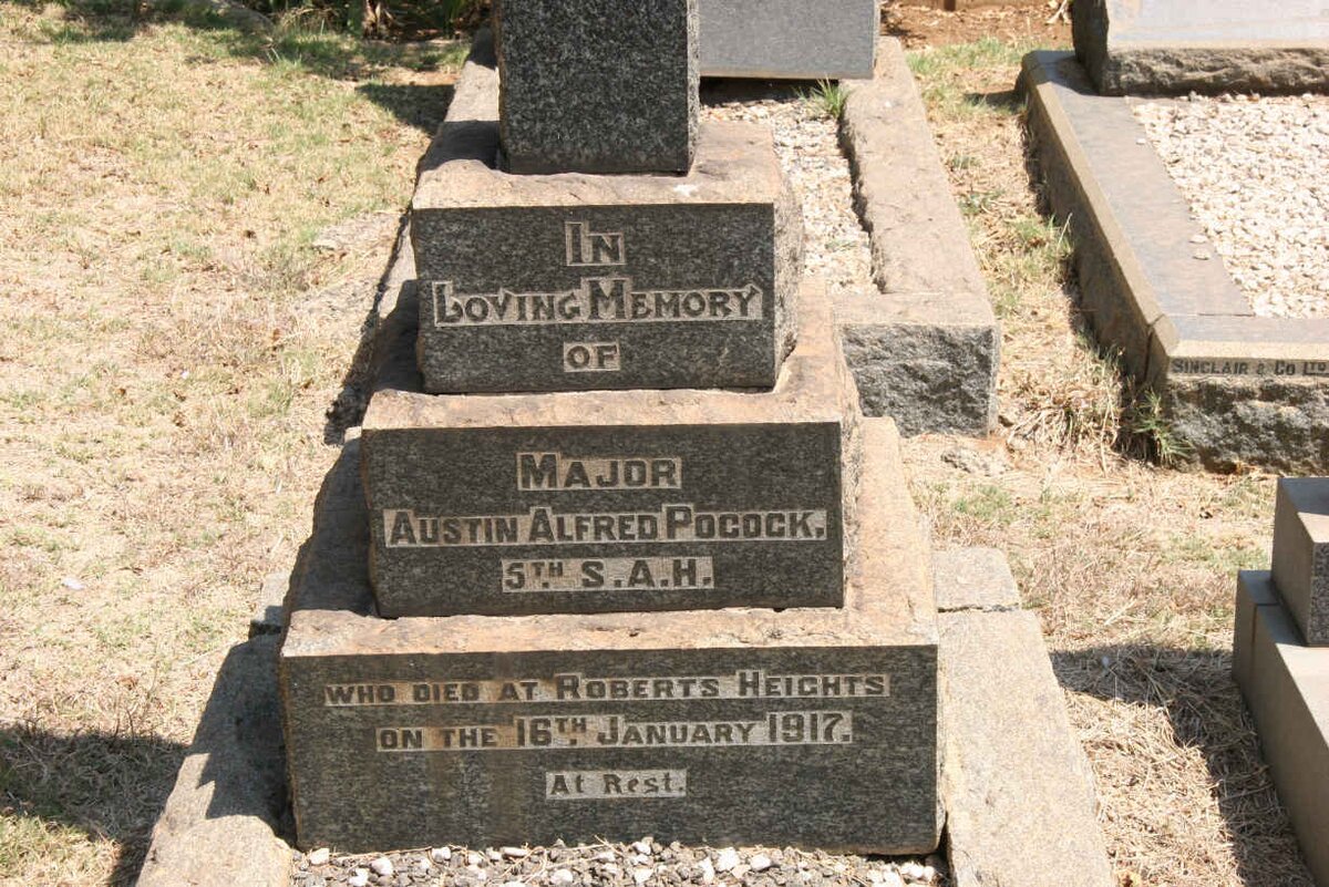 POCOCK Austin Alfred -1917