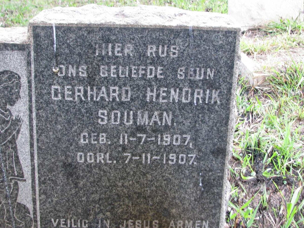 SOUMAN Gerhard Hendrik 1907-1907