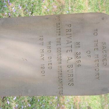 BURNS A. -1901