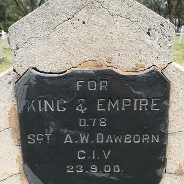 DAWBORN A.W. -1900
